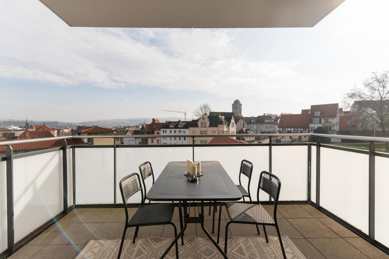 באד הרספלד Dwellstay - Modernes Apartment I 55Qm I 2 Zimmer I Kueche I Bad I Terrasse I Tv I Wlan מראה חיצוני תמונה